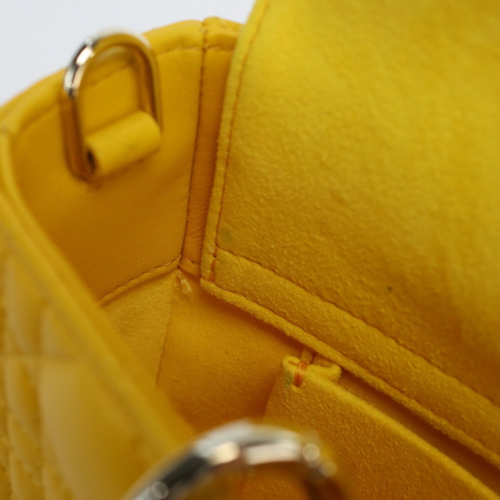 CHRISTIAN DIOR Canage Handbag Lady Lambskin Women's
