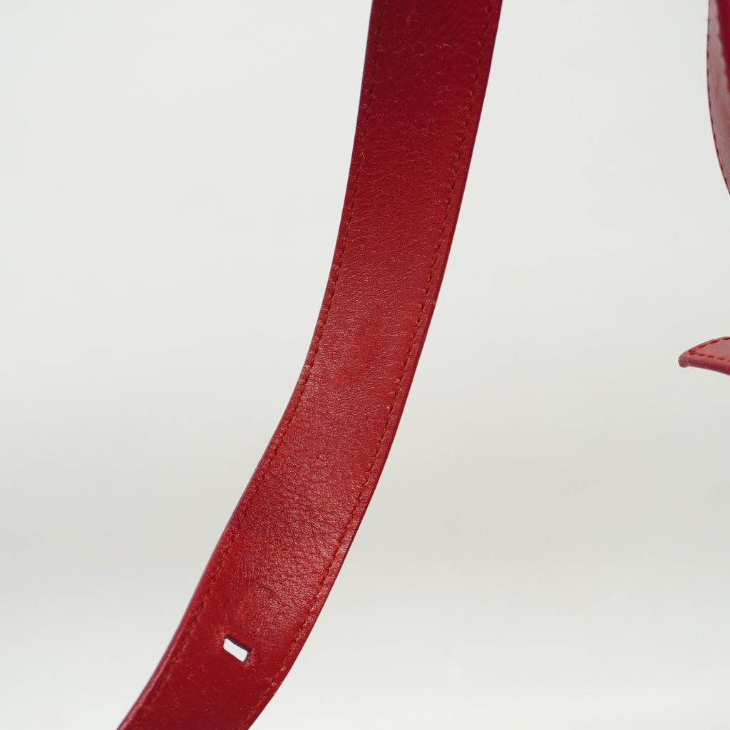 GUCCI  GG Canvas Shoulder Bag 001 4206 Women's Navy,Red Color