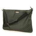 GUCCI  Shoulder Bag GG Nylon 190628 Women's Nylon,Leather Shoulder Bag Black