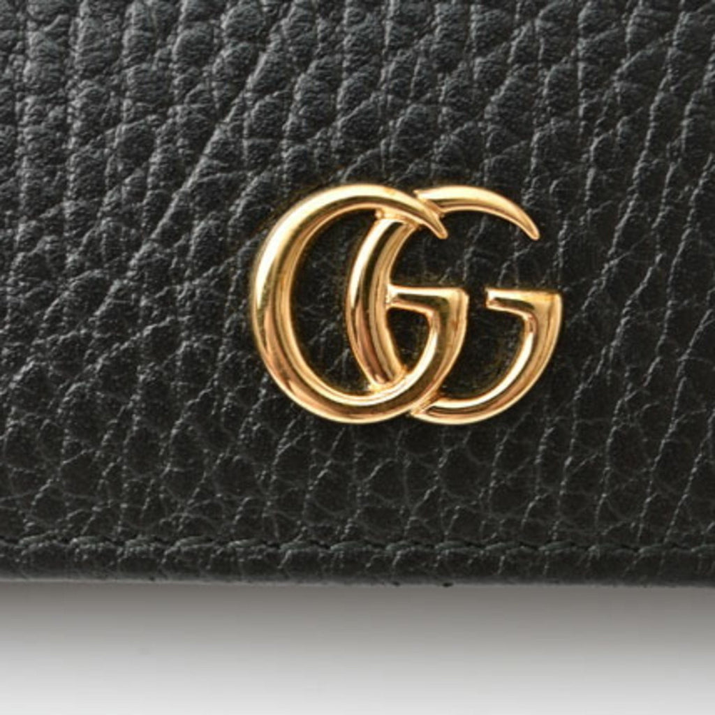 GUCCI Wallet  Folding 456126 PETITE MARMONT Petit Marmont Black