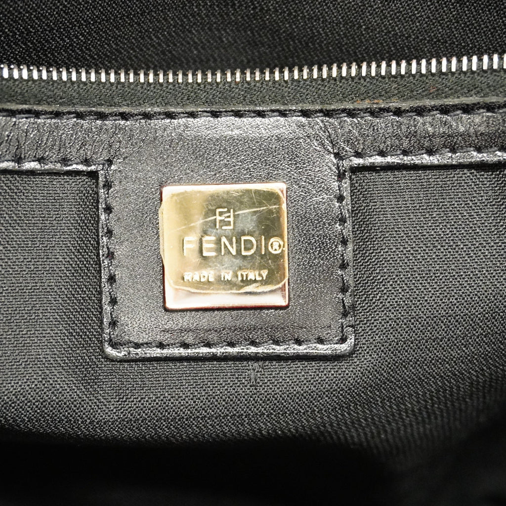 FENDI  Logo Velor Women's Tote Bag Red Color