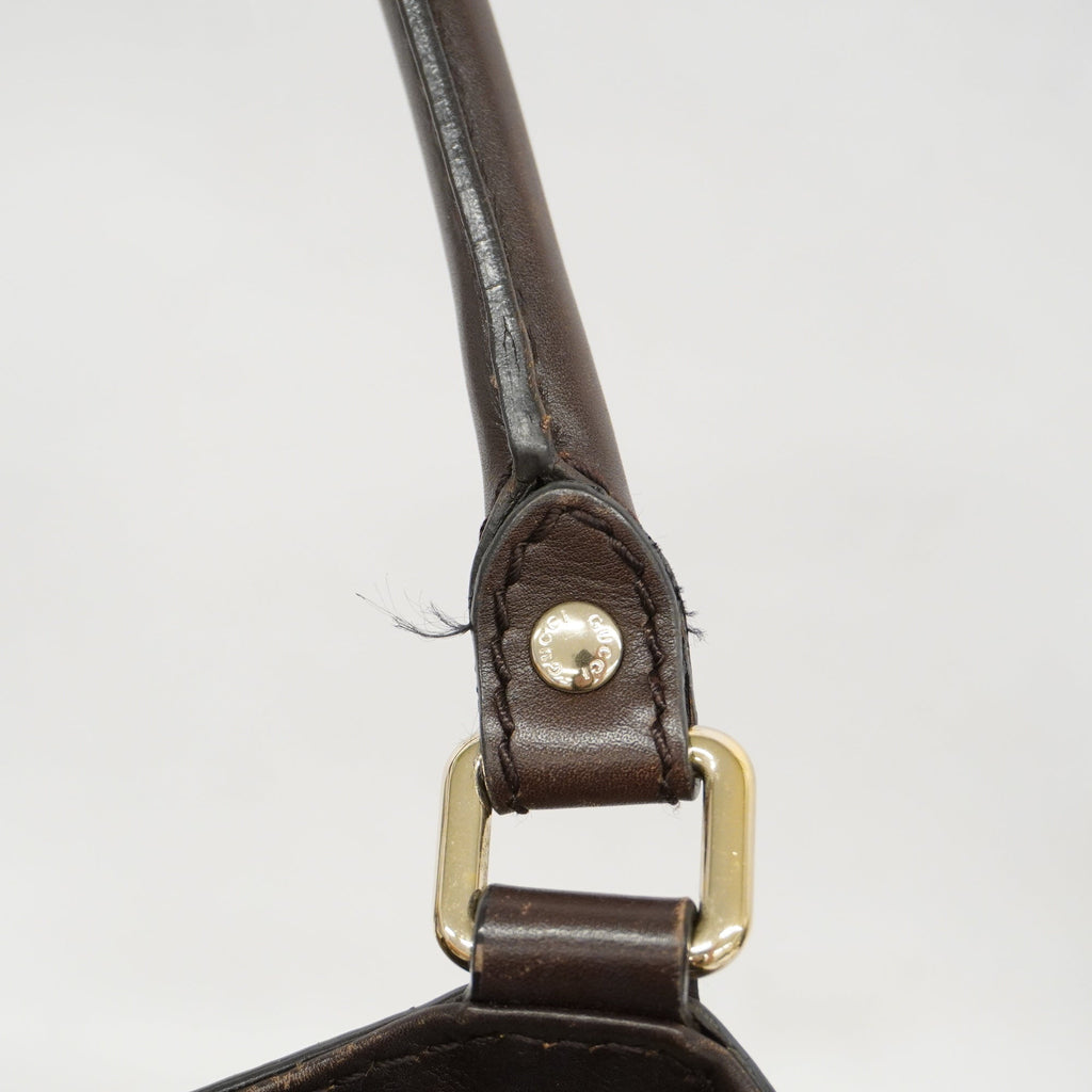 GUCCI  Sukey 211944 Women's GG Canvas,Leather Handbag Beige,Brown
