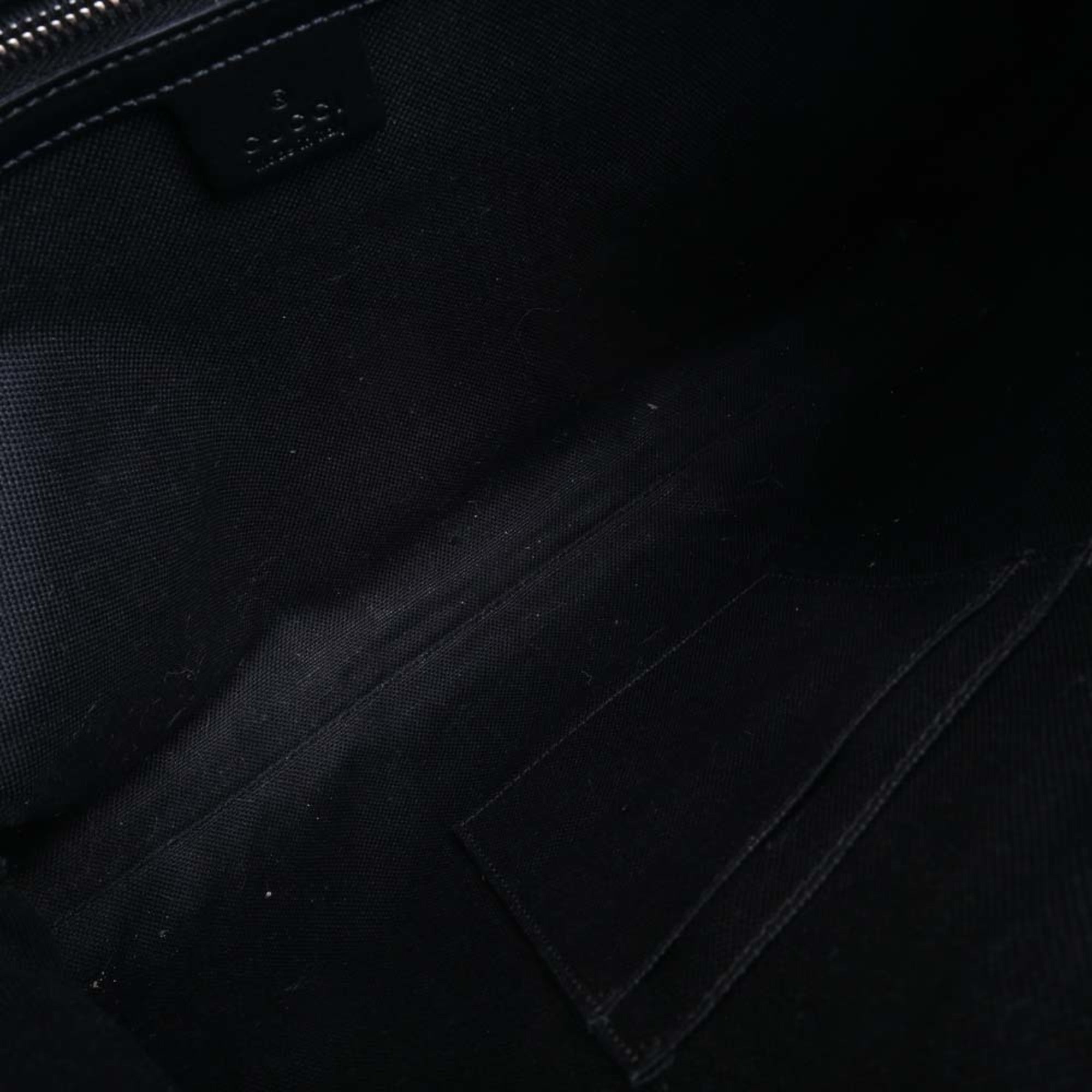 GUCCI GG Supreme Shoulder Bag 474139 Black Men's