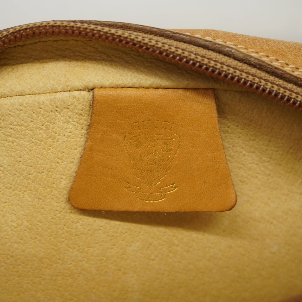GUCCI  Micro GG Micro GG 004 106 0024 Women's Leather Shoulder Bag Beige