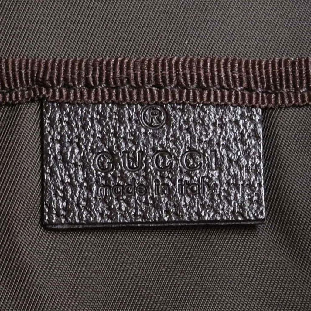 GUCCI GG Canvas Mother's Bag Shoulder 123326 Beige Women's