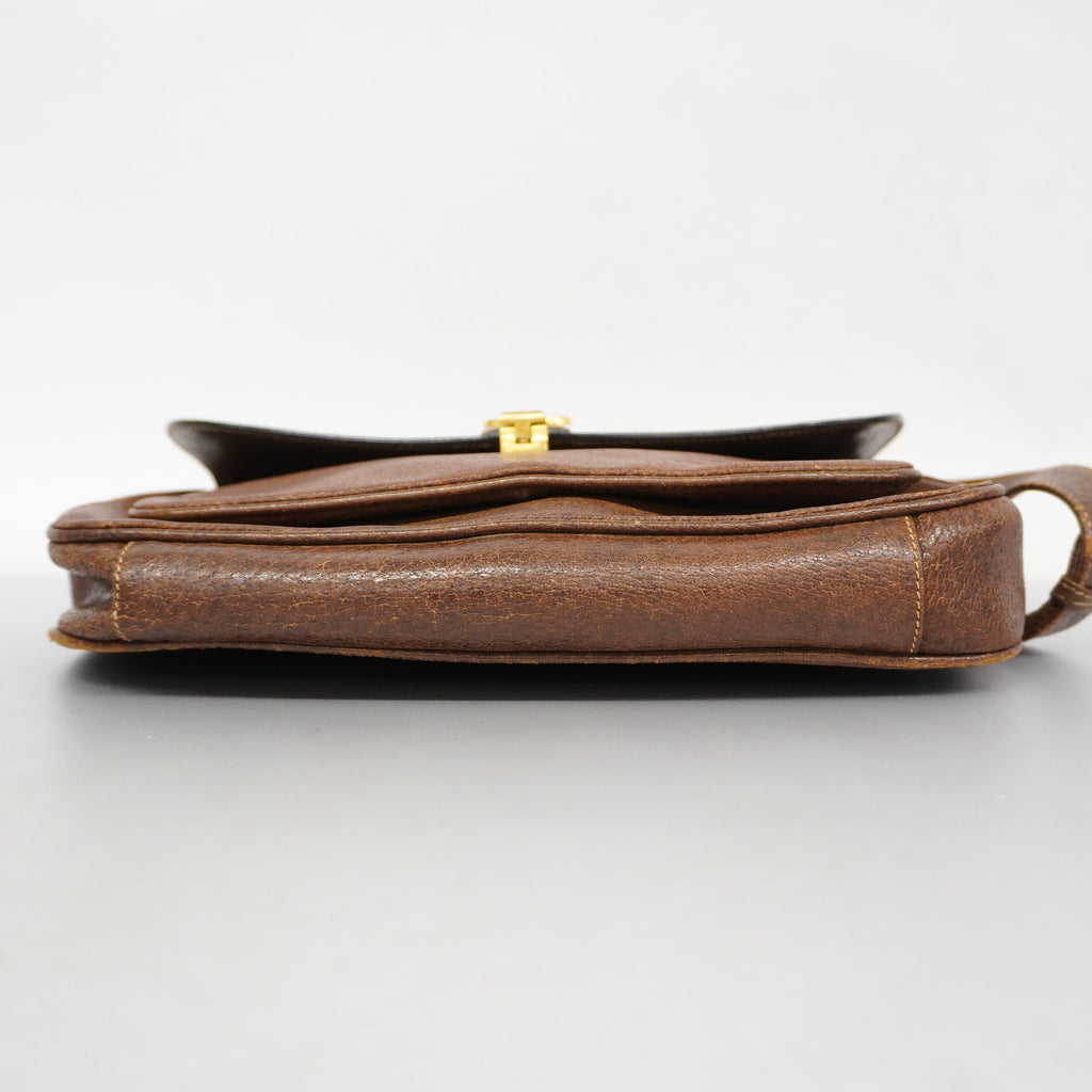 GUCCI  Shoulder Bag Women's Leather Shoulder Bag Brown