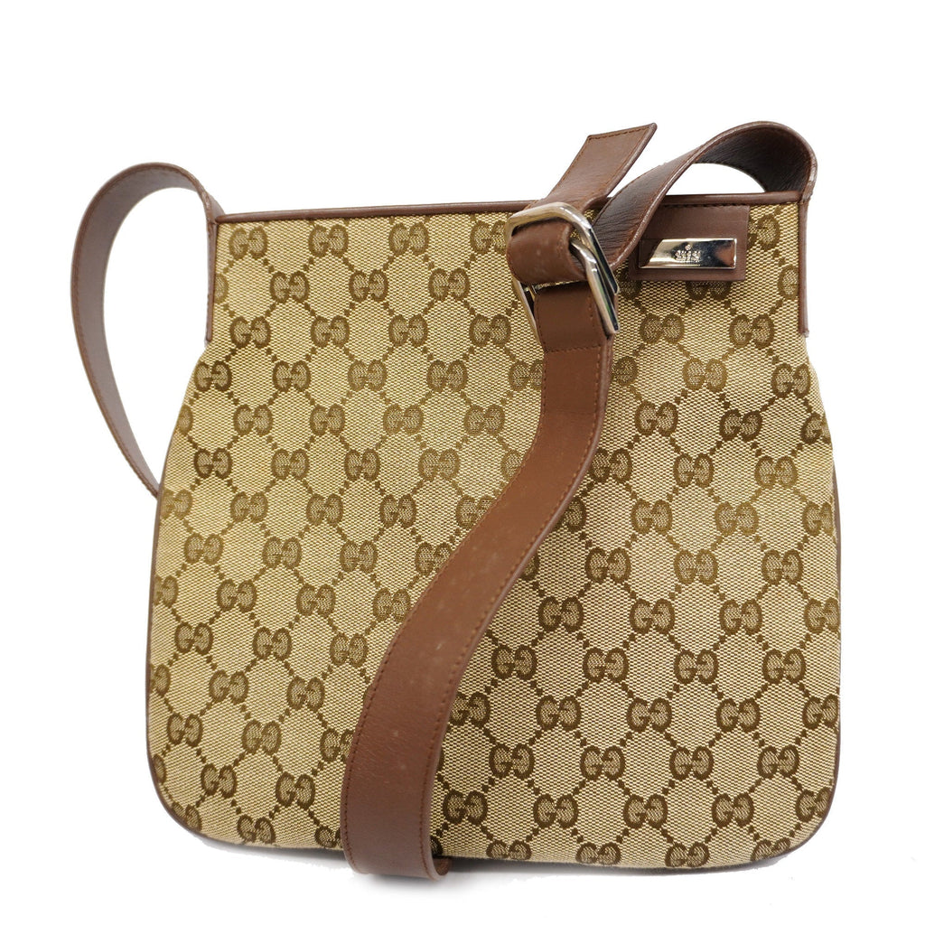 GUCCI  GG Canvas Tote Bag 019 0422 Women's Handbag,Tote Bag Beige,Brown