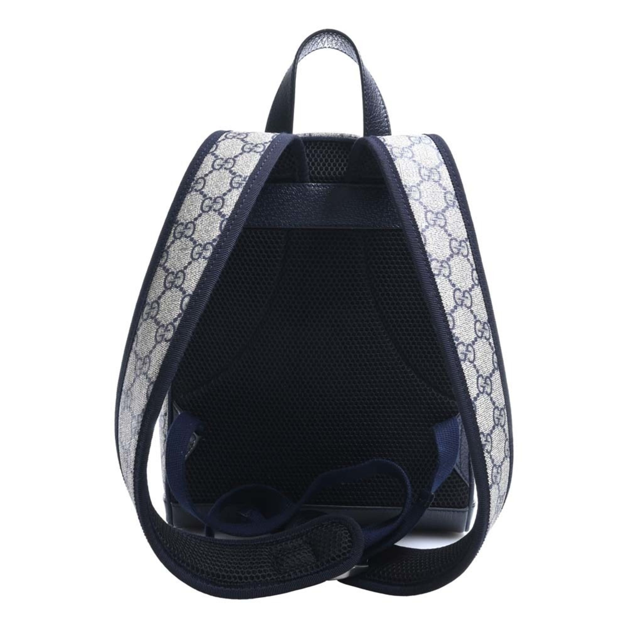 GUCCI Ophidia GG Supreme Small Backpack Rucksack 547965 Navy Women's