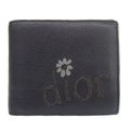 CHRISTIAN DIOR DIOR ERL Leather Bifold Wallet Black Men's