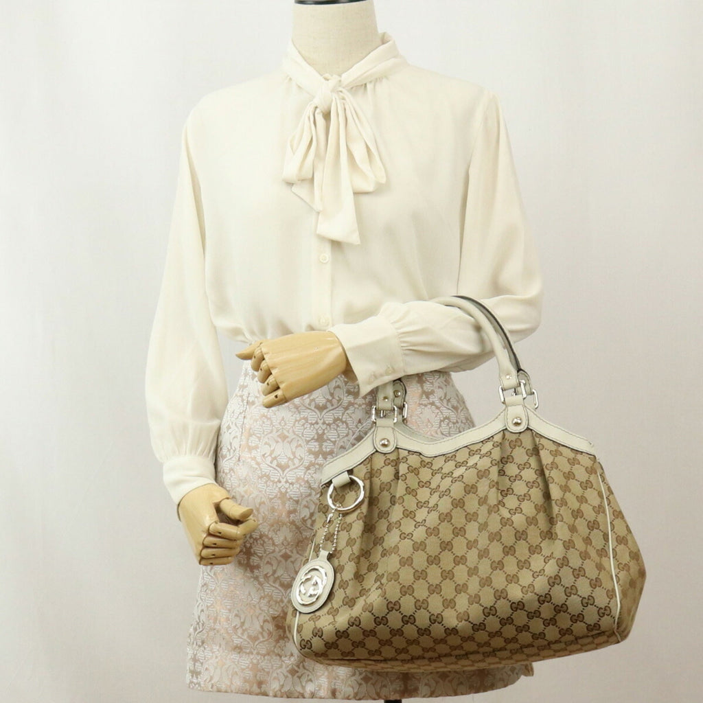 GUCCI Sookie Tote Bag GG Canvas 211944 Women's