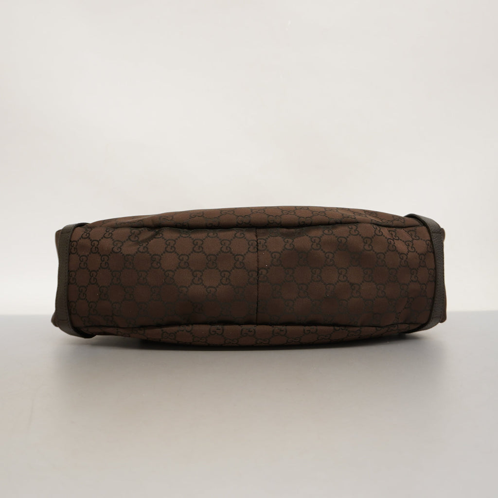 GUCCI  Shoulder Bag GG Nylon 143743 Women's Nylon Brown