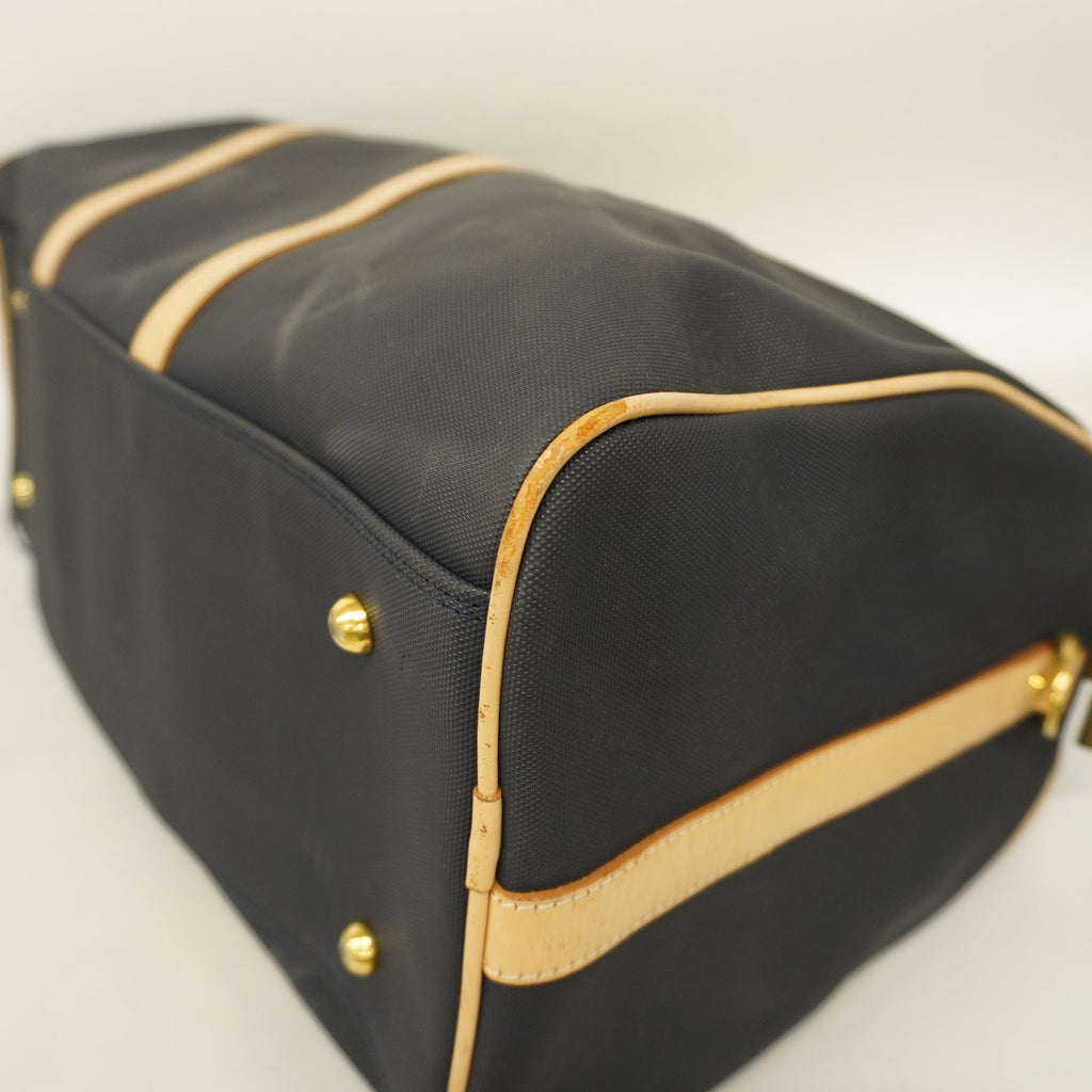 CHRISTIAN DIOR  Boston Bag Sports Women's PVC,Leather Boston Bag Beige,Navy