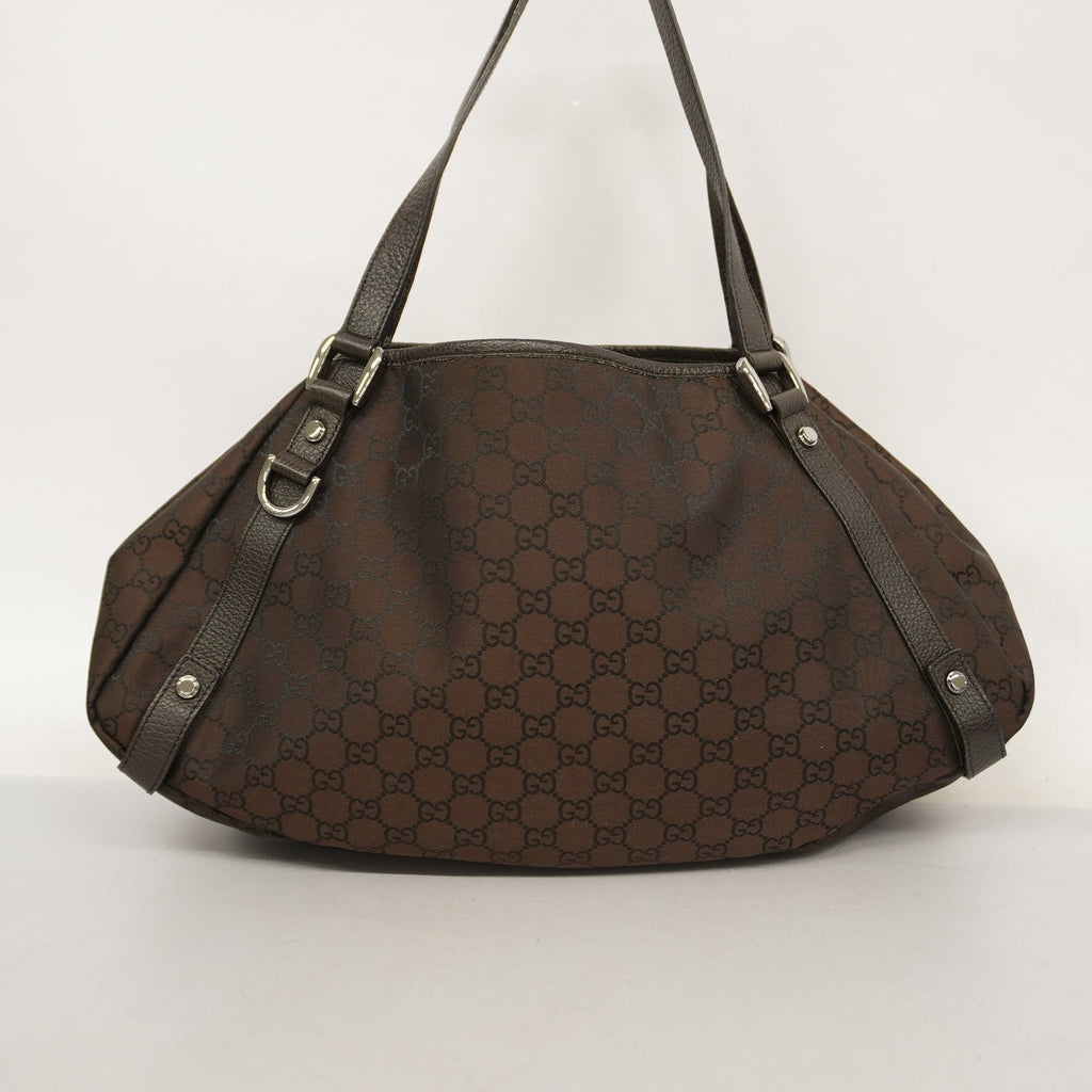 GUCCI  Shoulder Bag GG Nylon 143743 Women's Nylon Brown