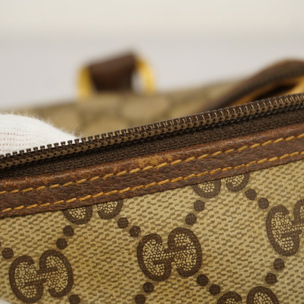 GUCCI  Handbag 000 40 0207 Women's Leather Handbag Beige,Brown