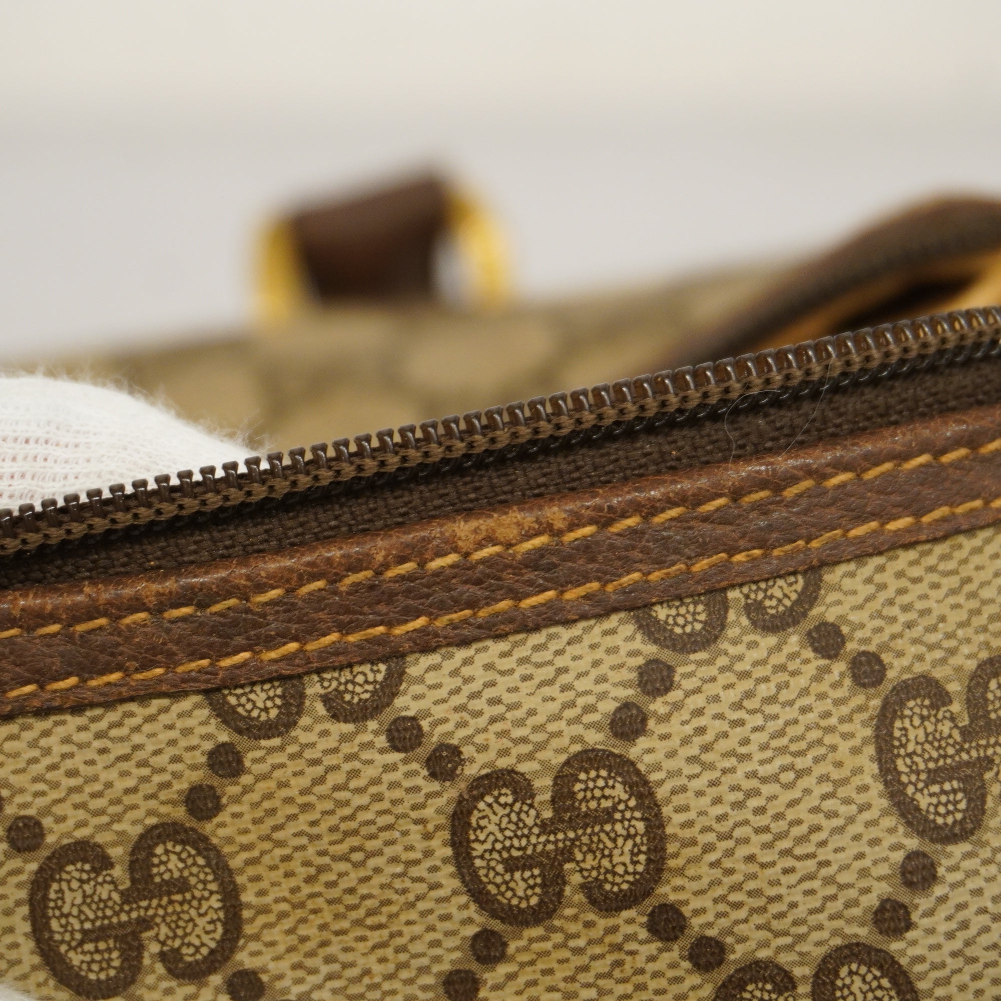 GUCCI  Handbag 000 40 0207 Women's Leather Handbag Beige,Brown