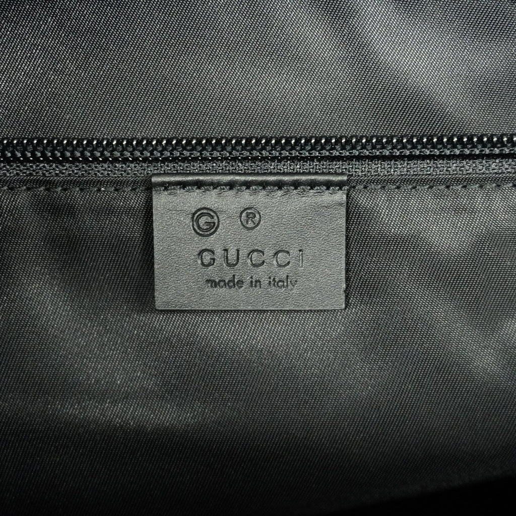 GUCCI  Sherry Line Women's Canvas Tote Bag Black