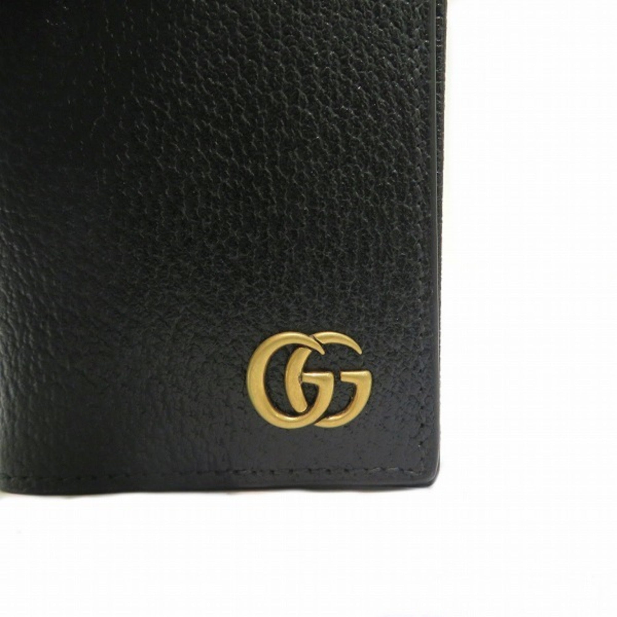GUCCI GG Marmont 428737 Black Card Case Brand Accessory Unisex