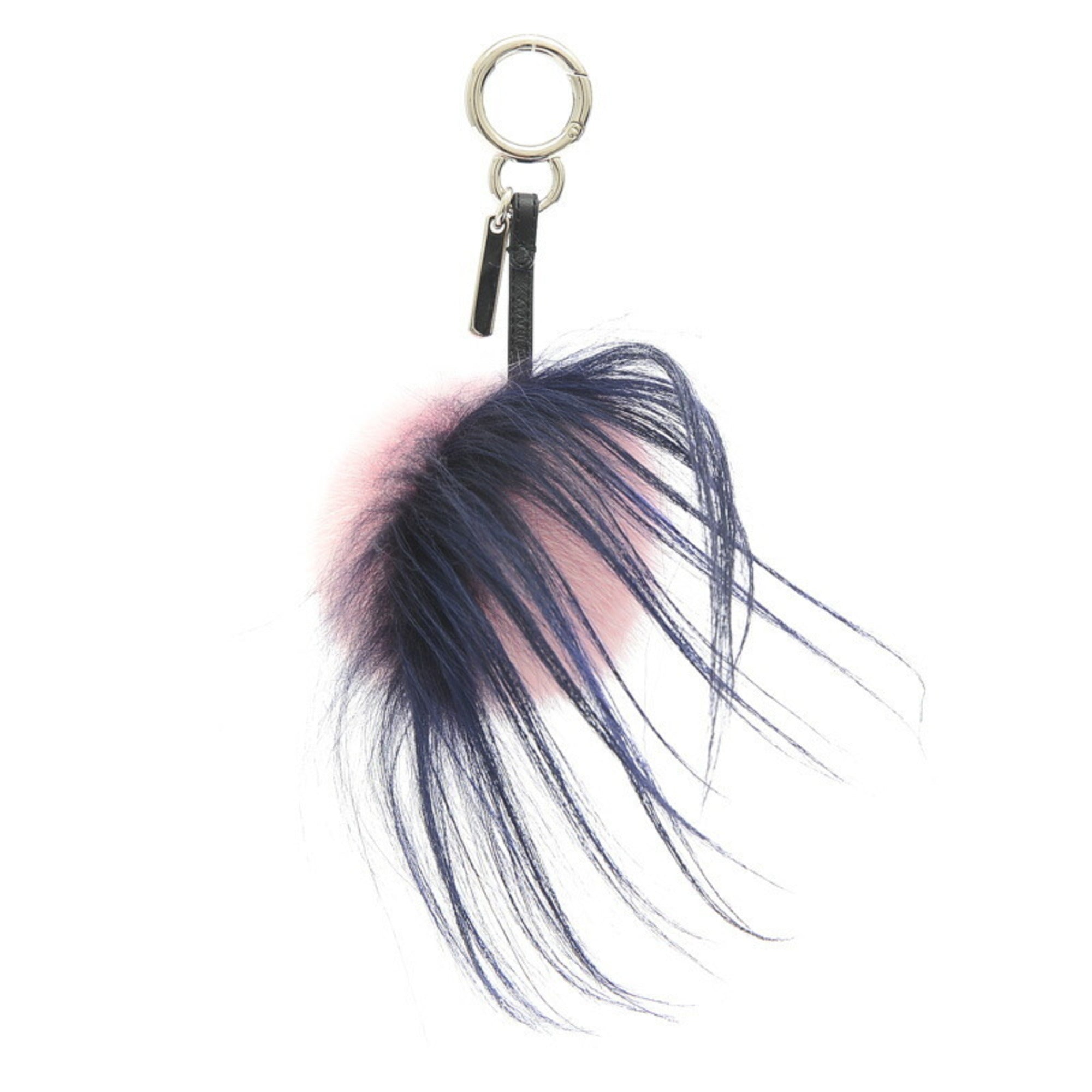 FENDI Monster Bag Bugs Charm Mink Fur Pink 7AR466
