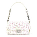CHRISTIAN DIOR Shoulder Bag Canage Leather White Series Women's