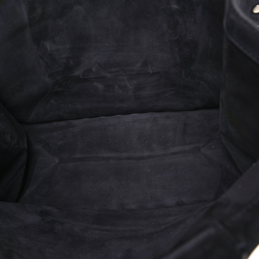 Christian Dior Suede Large L'Air Book Tote Black