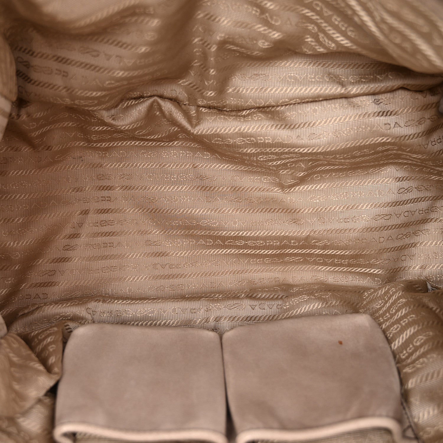 Prada Nappa Gaufre Tote Ghiaccio