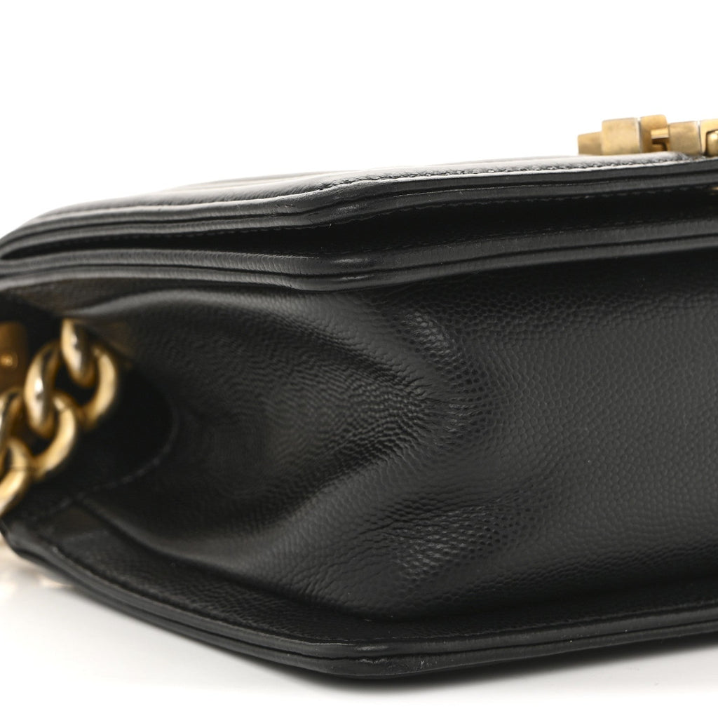 Chanel Caviar Quilted Small Boy Flap Black