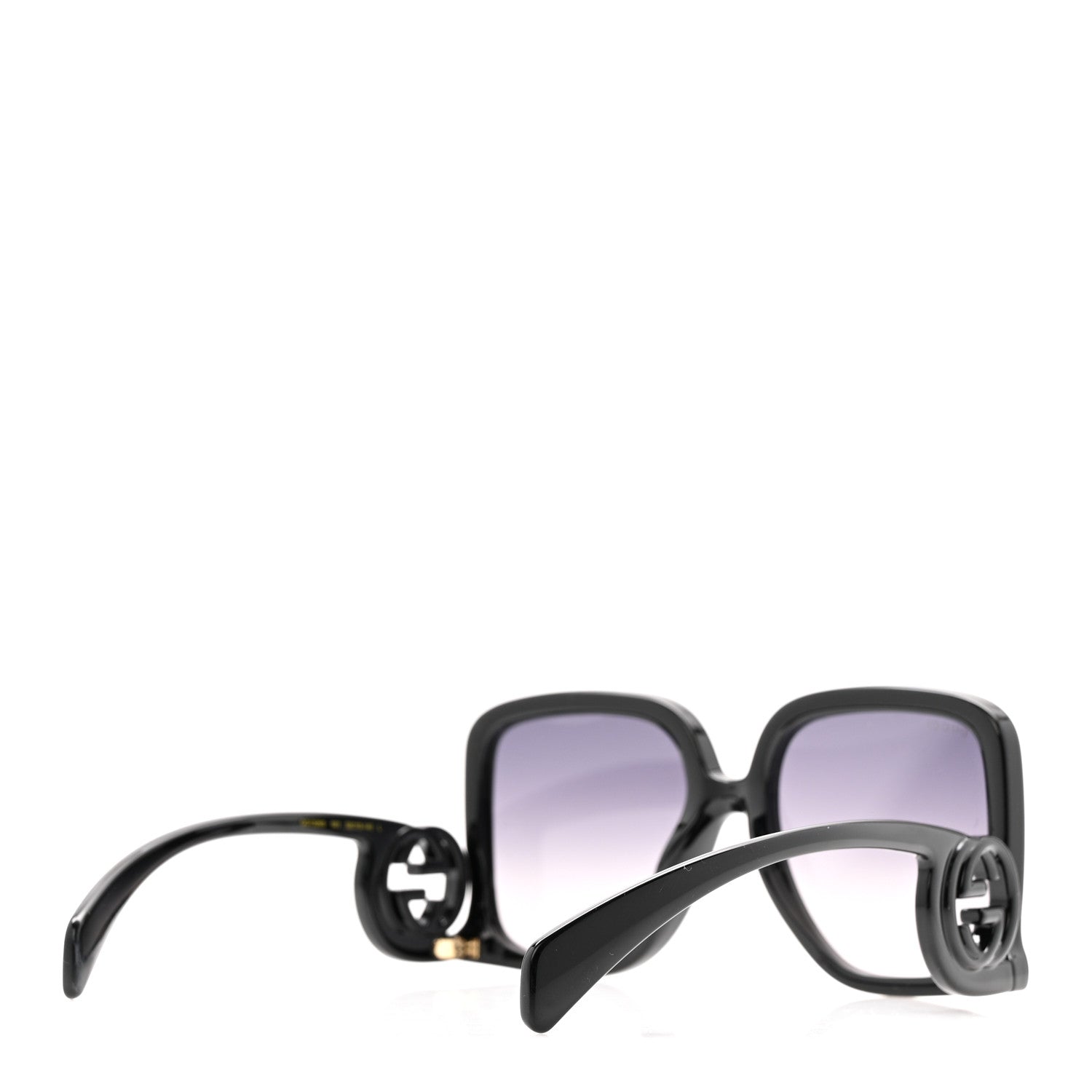 Gucci Acetate Rectangle Frame Sunglasses GG1326S Black