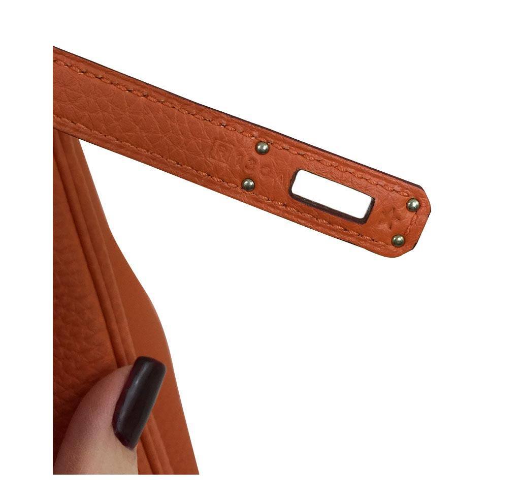 Hermès Birkin 25 Feu Clemence Bag