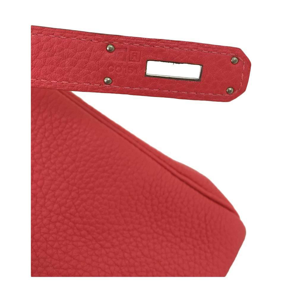Hermès Kelly 32 Rouge Pivoine Bag PHW
