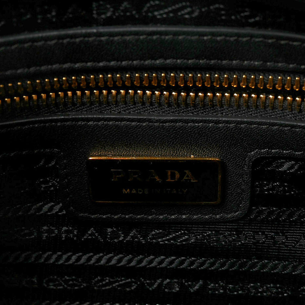 Prada Re-Nylon Saffiano Medium Re-Edition 1978 Top Handle Bag Black