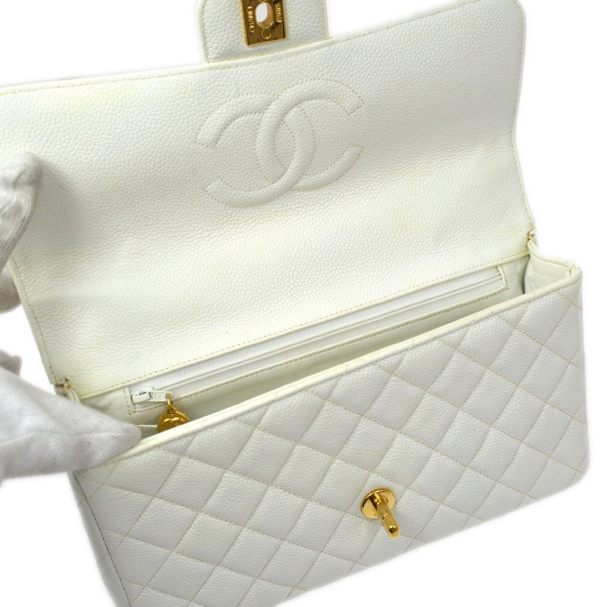 CHANEL 1996-1997 Classic Flap Handbag Medium