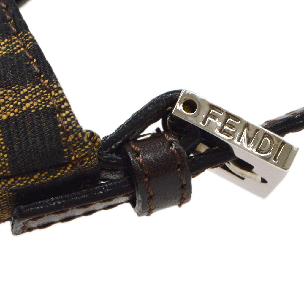 FENDI Zucca Mini Hand Bag Brown 39762