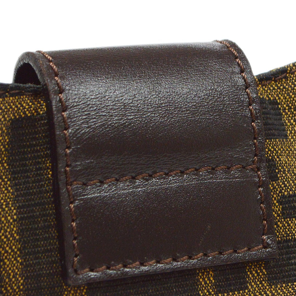 FENDI Zucca Mini Hand Bag Brown 39762