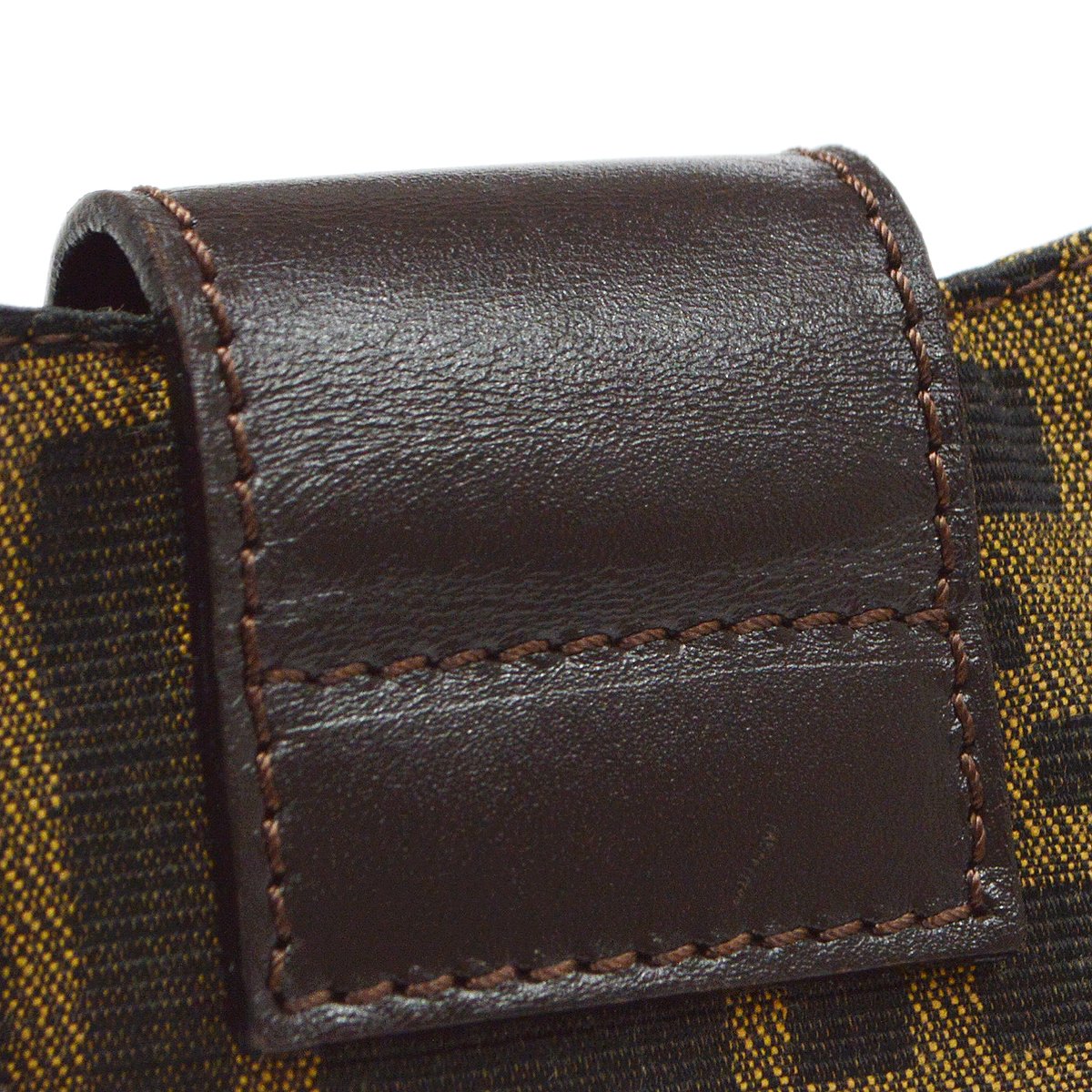 FENDI Zucca Mini Hand Bag Brown 39762