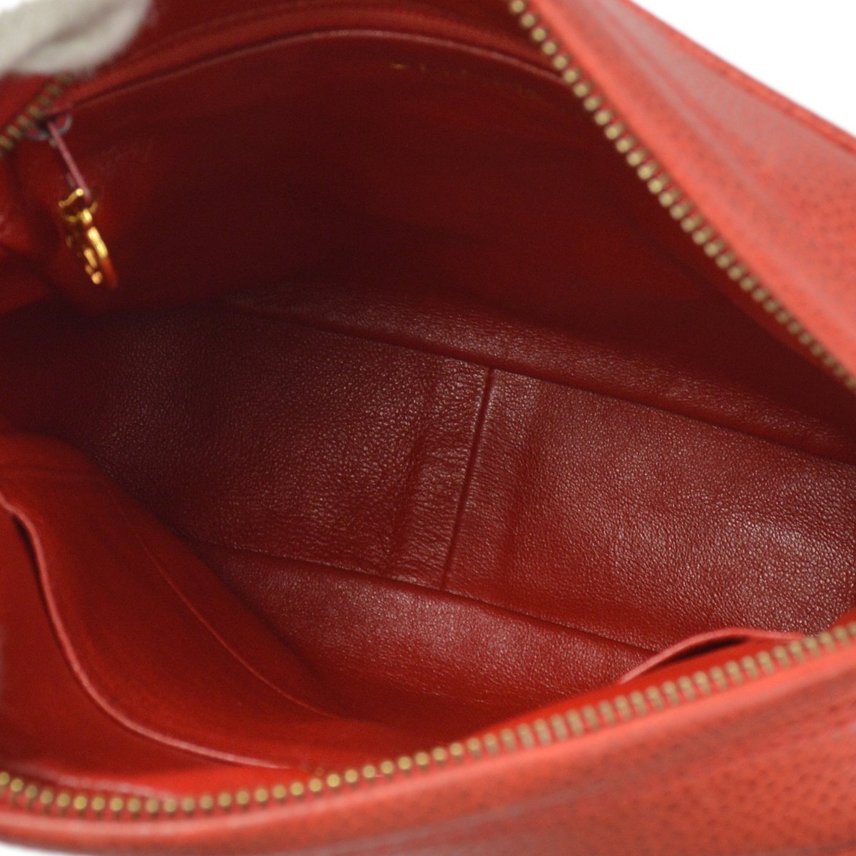CHANEL 1994 Pocket Camera Bag Mini Red Caviar