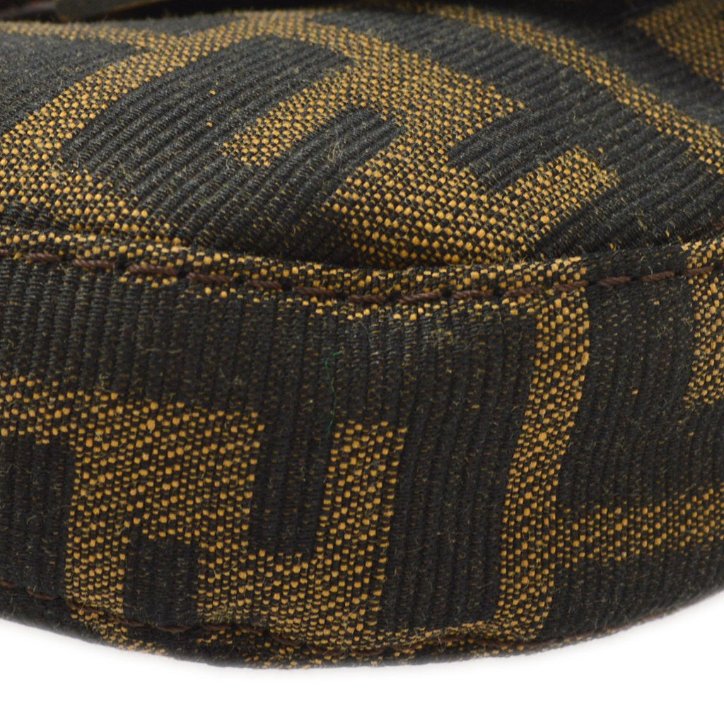 FENDI Zucca Mini Hand Bag Brown 60412