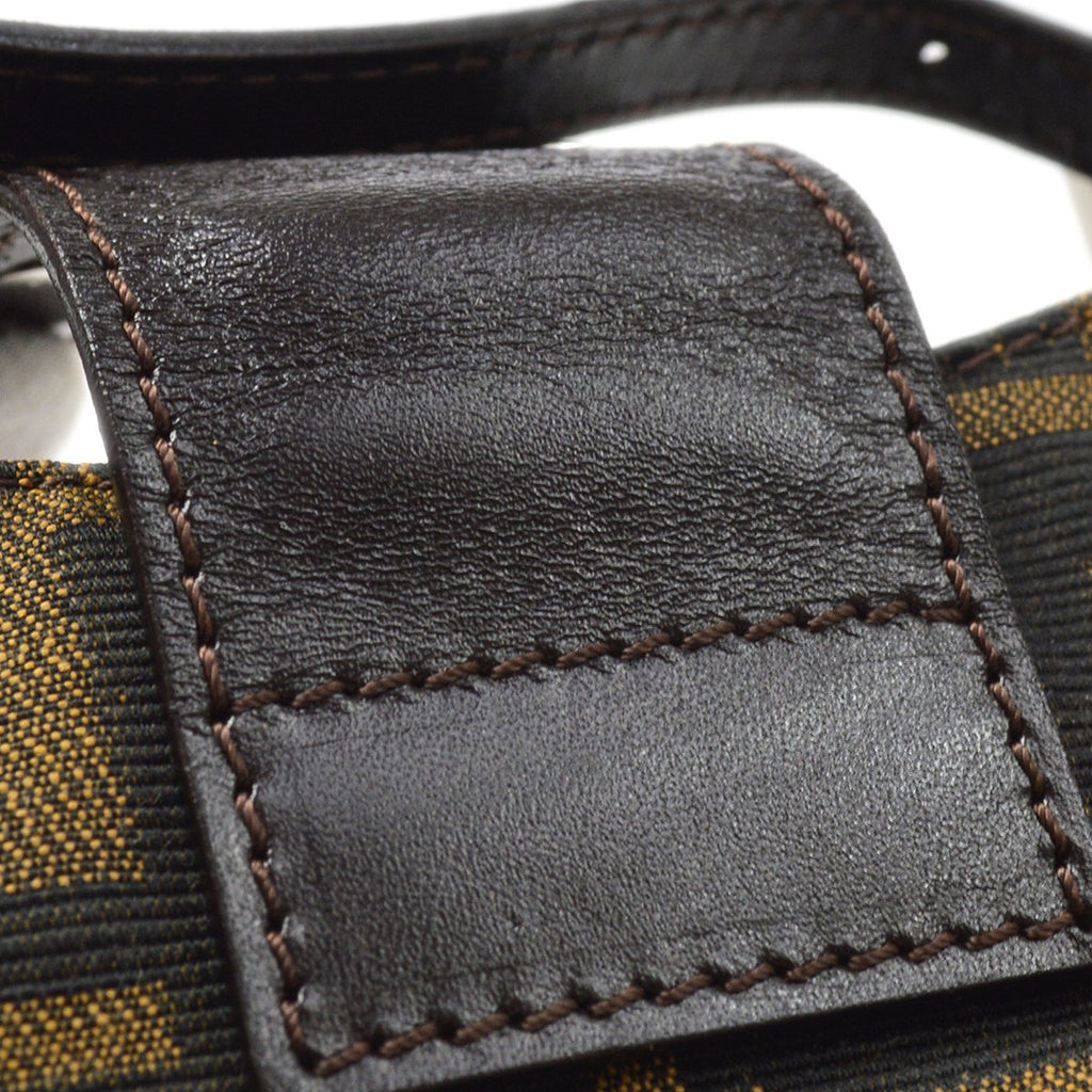 FENDI Zucca Mini Hand Bag Brown 60412