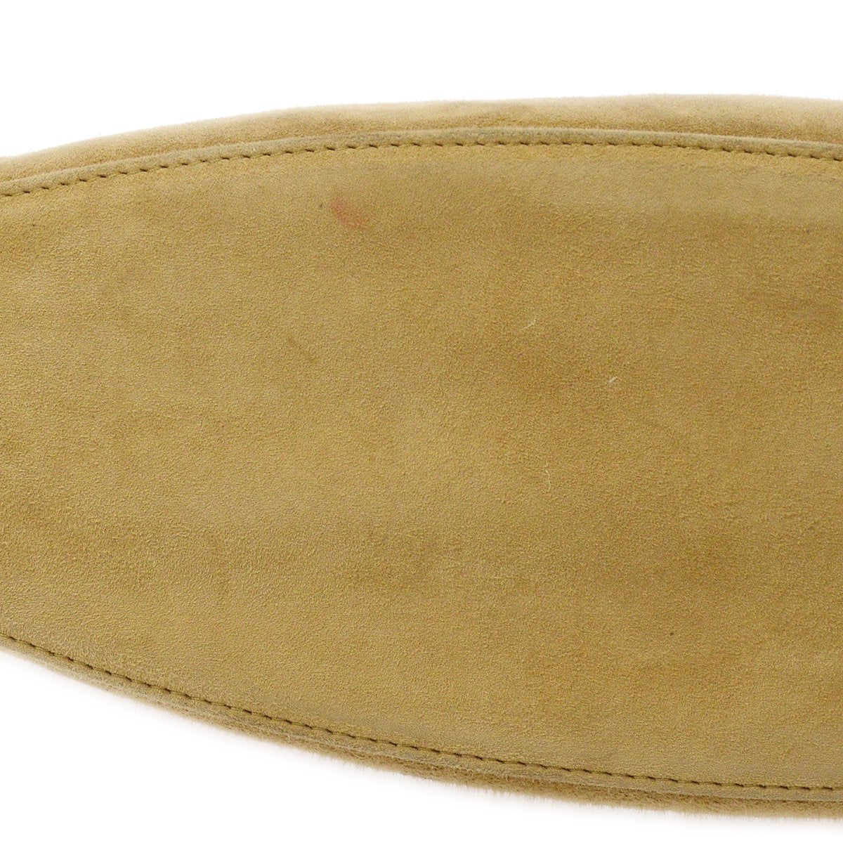 CHANEL 1997-1999 Beige Suede Evening Bag
