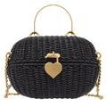 CHANEL * 2004 Woven Wicker Love Basket Bag