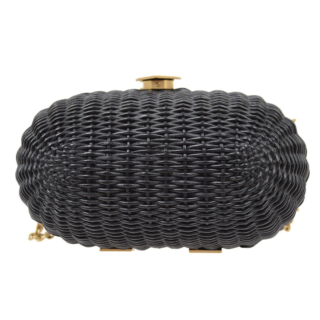 CHANEL * 2004 Woven Wicker Love Basket Bag