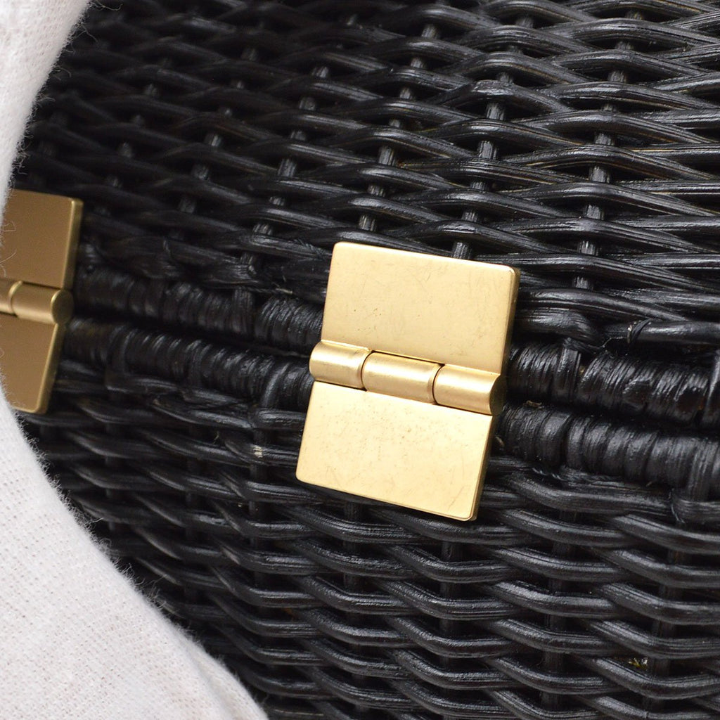 CHANEL * 2004 Woven Wicker Love Basket Bag