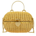 CHANEL * 2004 Woven Wicker Love Basket Bag