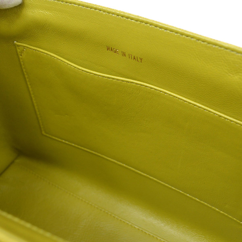 CHANEL 1997-1999 Shopping Bag Medium Green Caviar