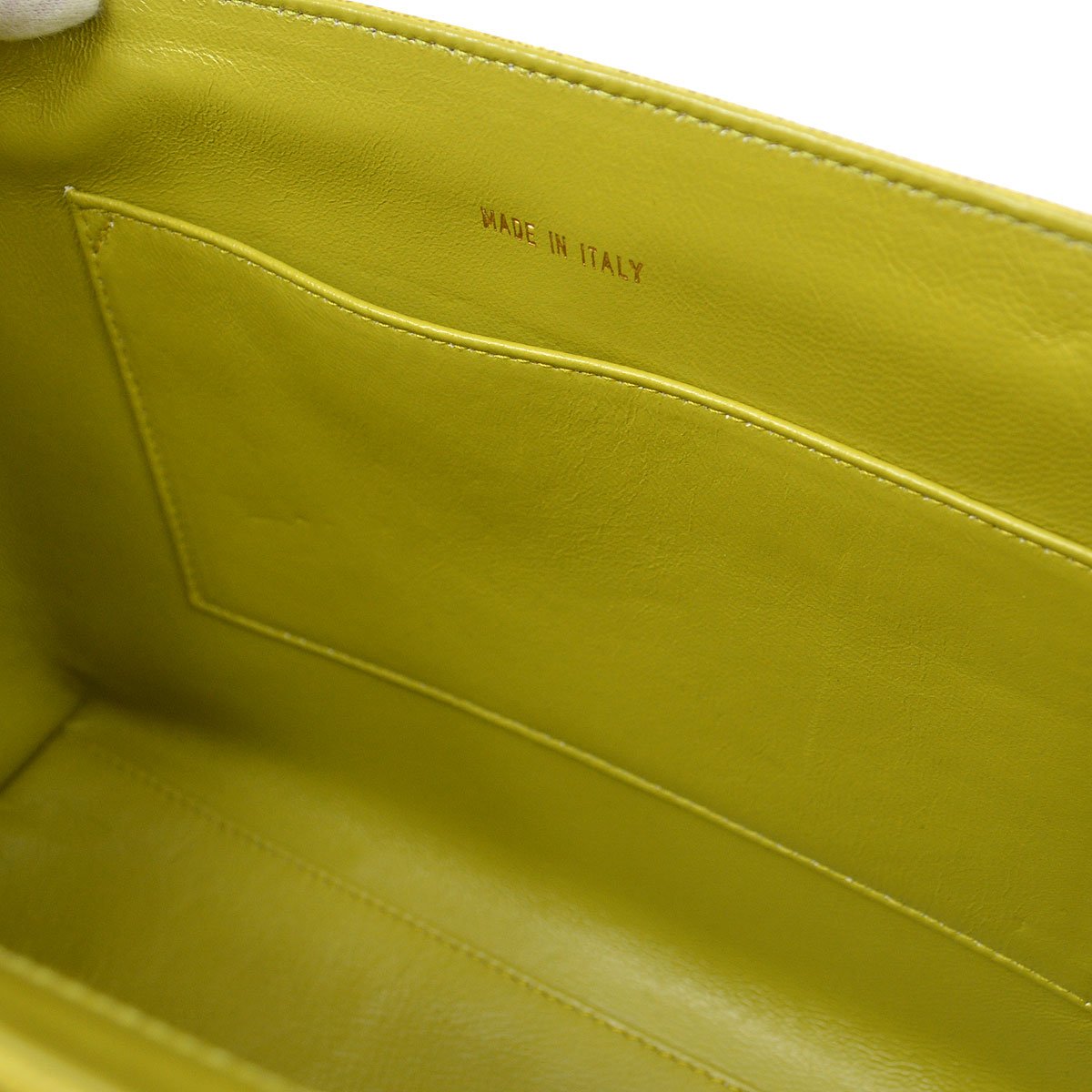 CHANEL 1997-1999 Shopping Bag Medium Green Caviar