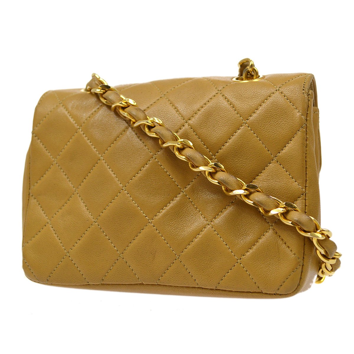CHANEL 1986-1988 Bag Charm Straight Flap Micro
