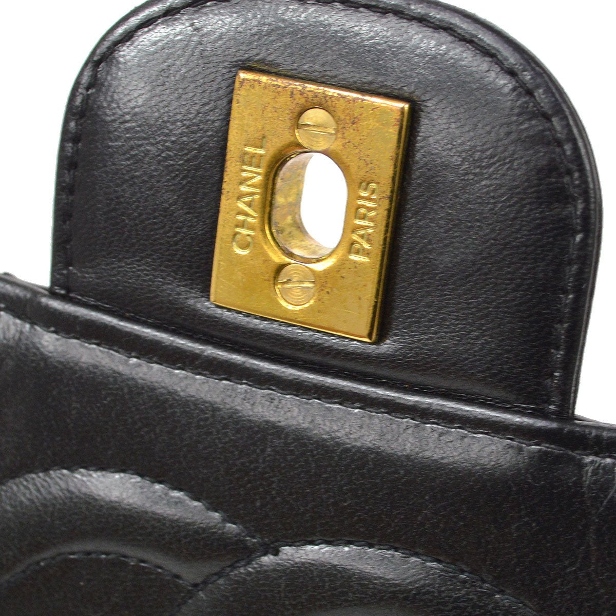 CHANEL 1994 Classic Flap Handbag Set Black Lambskin