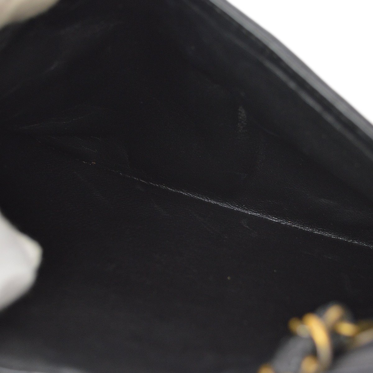 CHANEL 1997-1999 Chain Hand Bag Black
