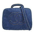 CHANEL 1996-1997 Denim Top Handle Bag