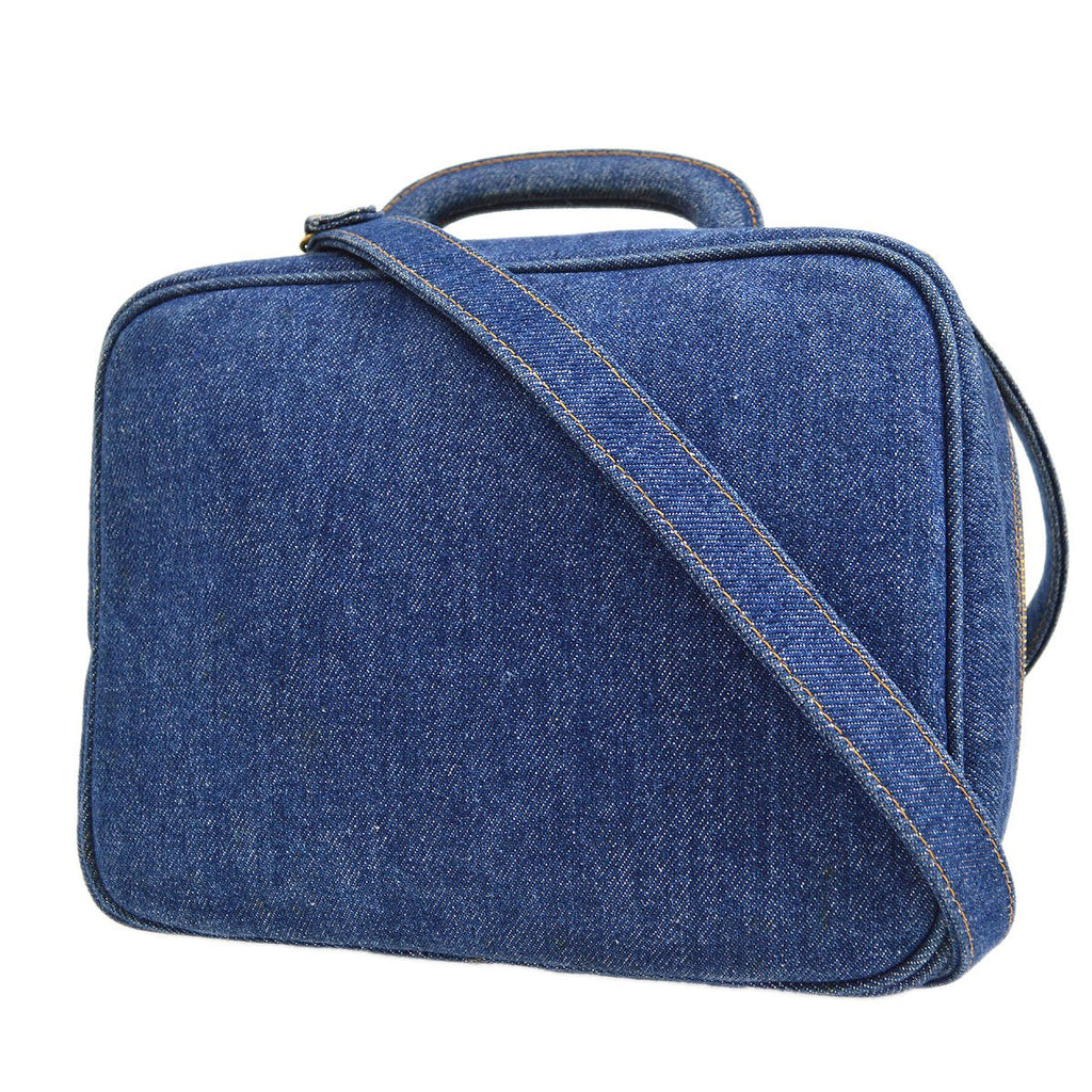 CHANEL 1996-1997 Denim Top Handle Bag