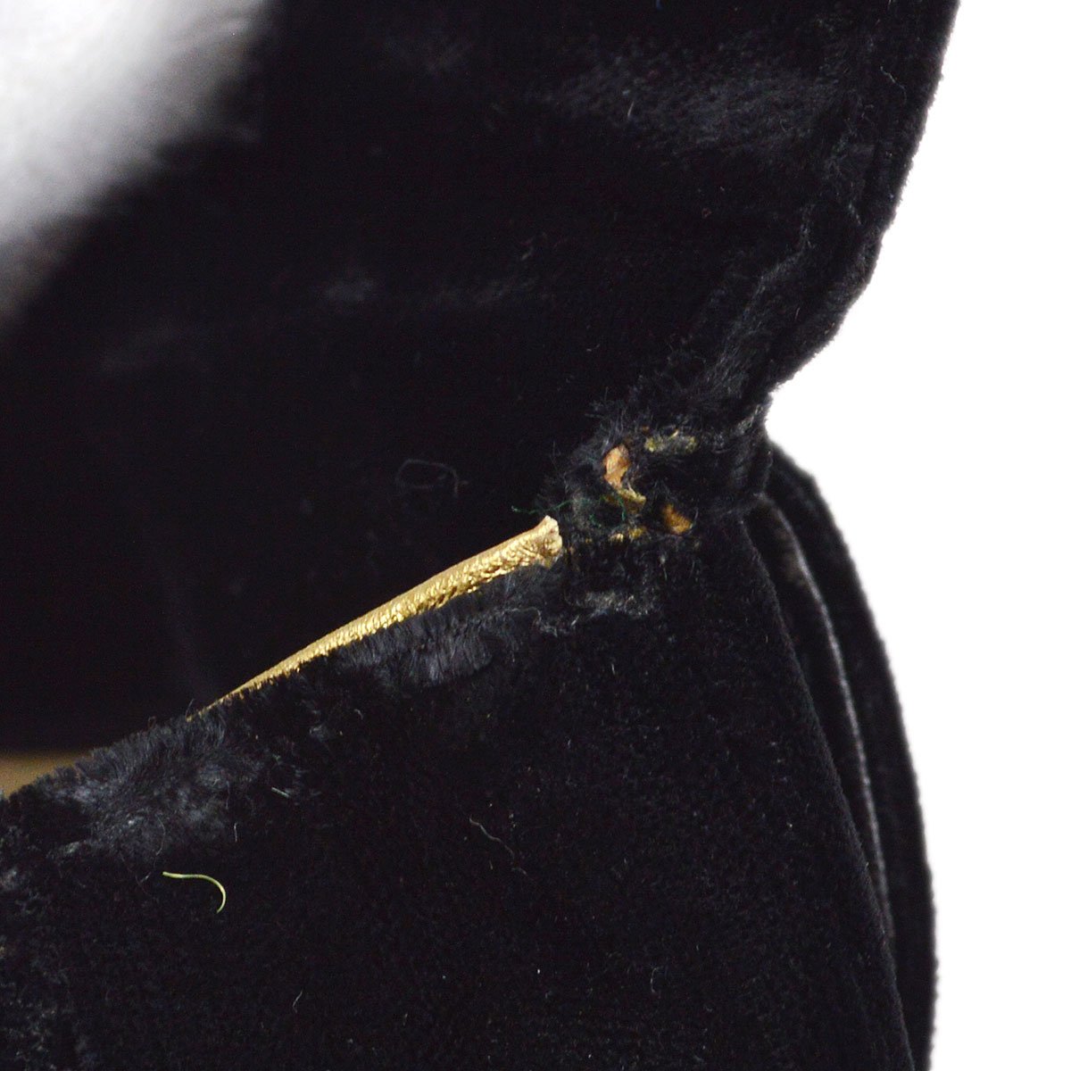 CHANEL 1994-1996 Black Velvet Belt Bag #70